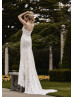 Spaghetti Straps Ivory Lace Tulle Fabulous Wedding Dress